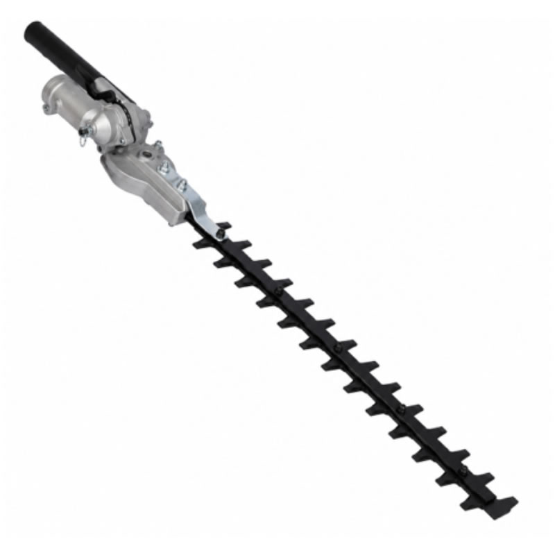Hedge trimmer attachment for brush cutter